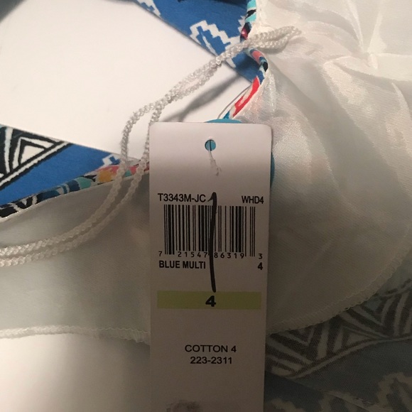 London Style Collection Dress Sz 4 Multi Color - Picture 11 of 14